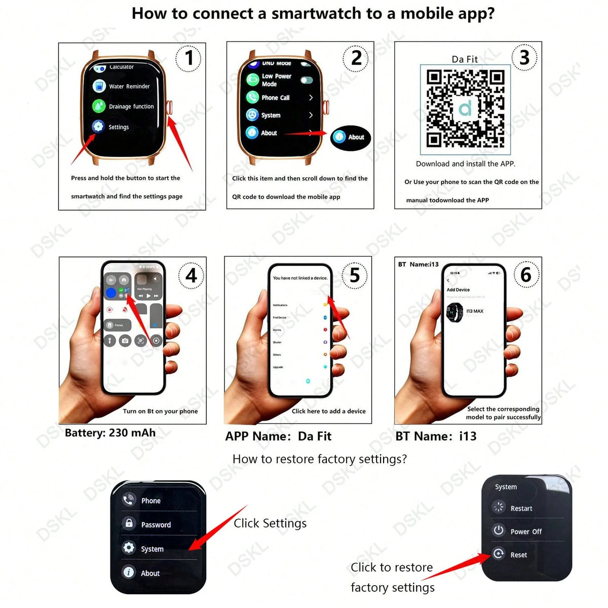 Waterproof Smart Watch, Wireless Call/Dial, Multiple Sports Modes, Incoming Call Alert And Rejection, SMS Notification, Customizable Wallpaper, Compatible With Smartphone/Android System
