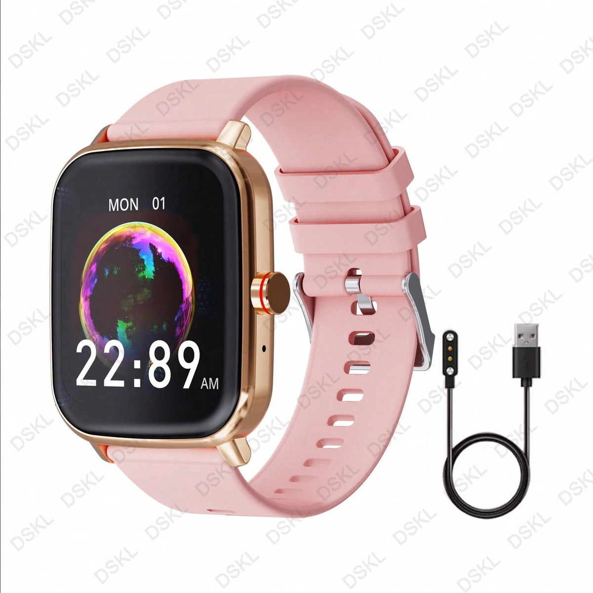 Waterproof Smart Watch, Wireless Call/Dial, Multiple Sports Modes, Incoming Call Alert And Rejection, SMS Notification, Customizable Wallpaper, Compatible With Smartphone/Android System