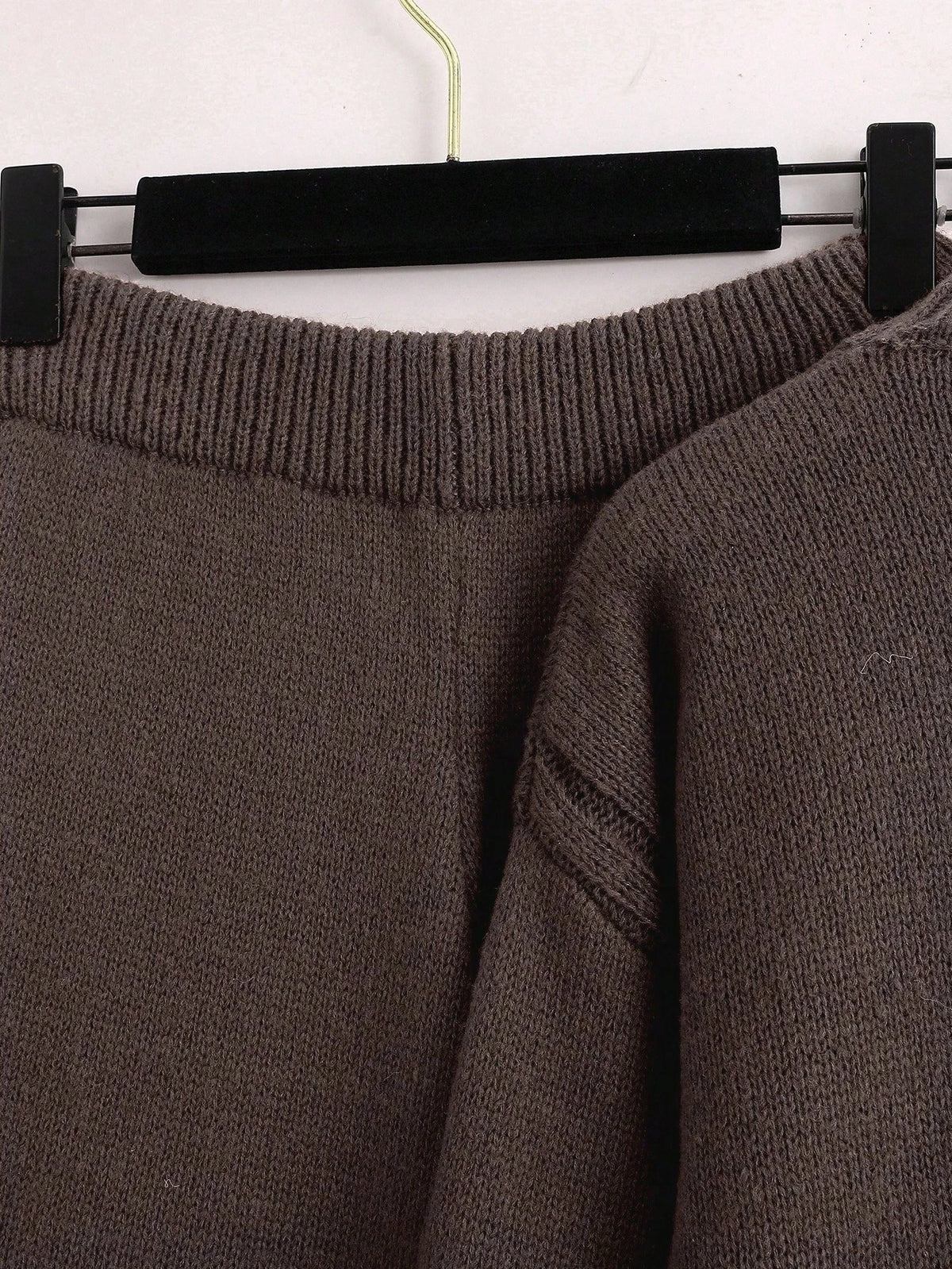 2pcs/Set Solid Color Crew Neck Long Sleeve Top And Pants Casual Outfit Fall Winter Cloth For Women