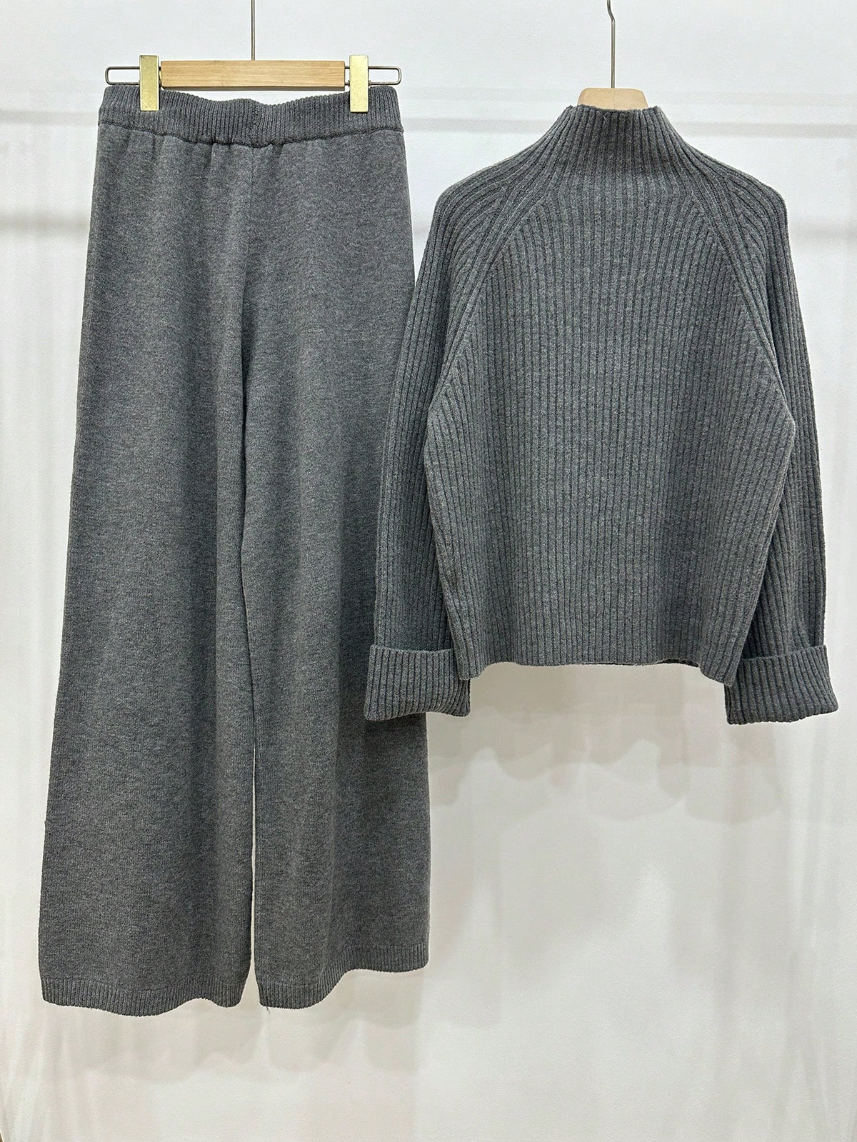 Women's Winter Casual Elegant Lounge Knit Sweater Set