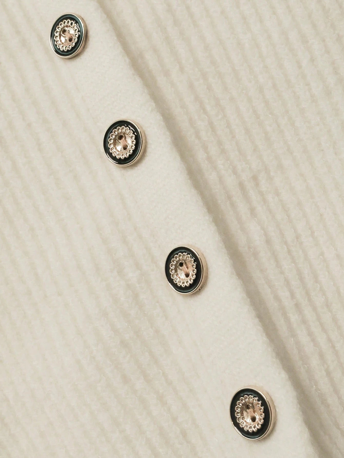 Women Casual Solid Color Knit Sweater Set, Collared Button-Up Cardigan And Front Bow Pocket Knit Pants